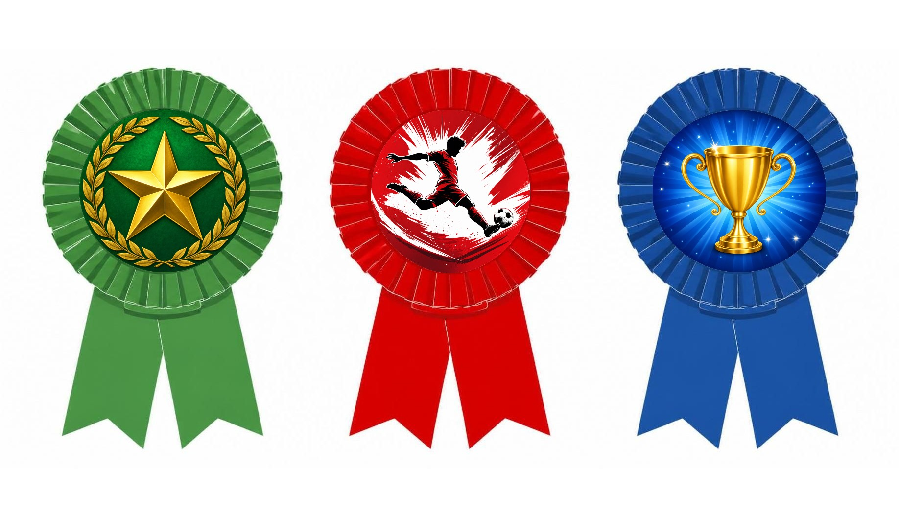2.25" Custom Rosette Button Set | 10 Colors